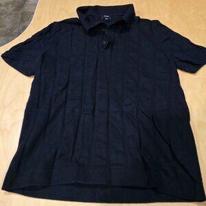 Express Ribbed Cotton Sweater Polo